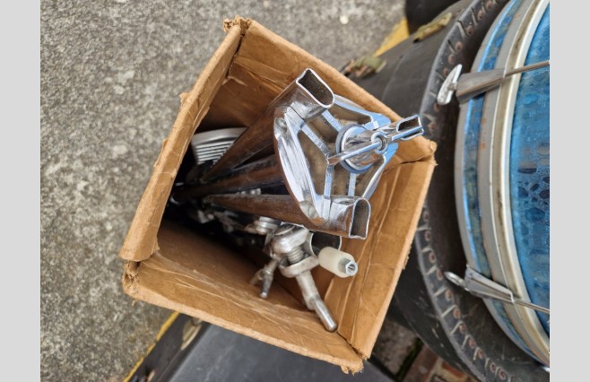 Vintage Trixon Telstar Blue Croc Drum Kit - Image 9